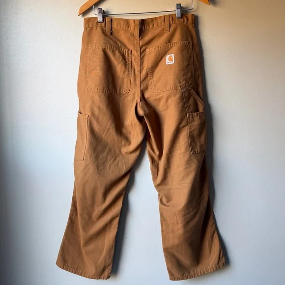 Carhartt Men's Relaxed Fit Carhartt Brown Work pants - Picture 2 of 6